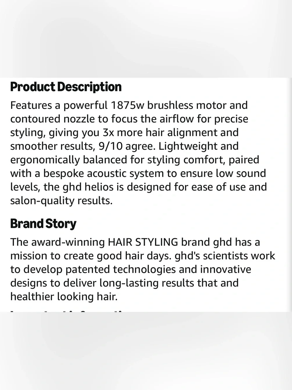 $330. Ghd The Professional Hair Dryer in Matte Black and Gunmetal New Open Box!